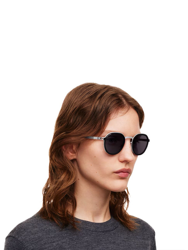 Henrik Vibskov Mykita X Rimowa Panto Sunglasses MR001 - White Silver/Black Coolgrey Solid