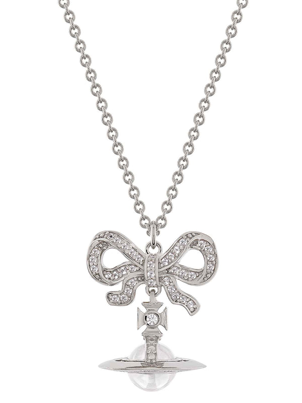 henrik vibskov Octavie Pendant – Platinum / White – Clear Cubic Zirconia