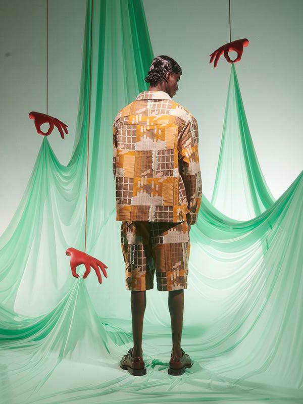 Henrik Vibskov Participant Shorts - Spice Finger Factory