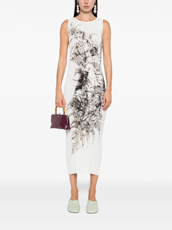 Henrik Vibskov Pressed Flora Pleats Dress - Before Midnight