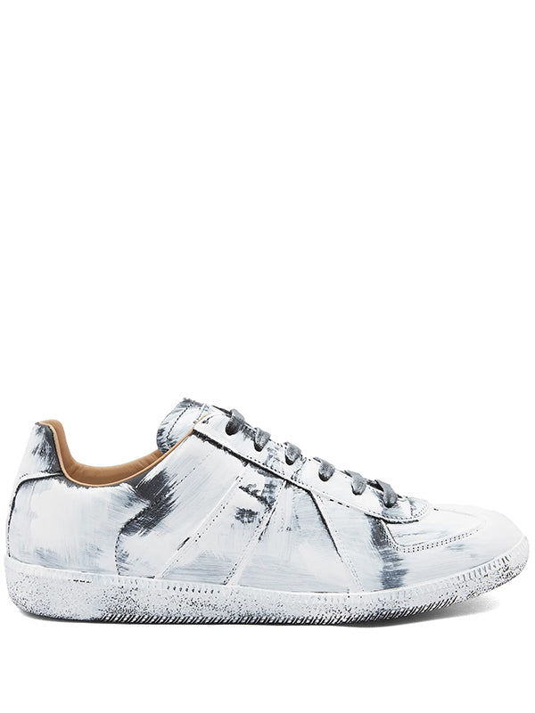 henrik vibskov Replica Low Top Sneakers - Black/Glossy White