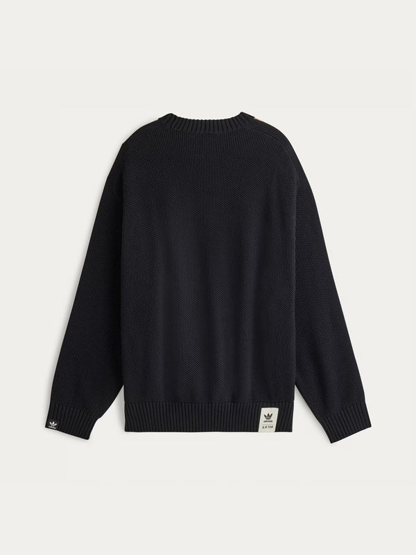 Henrik Vibskov SFTM Knit Crew Neck Sweatshirt - Black