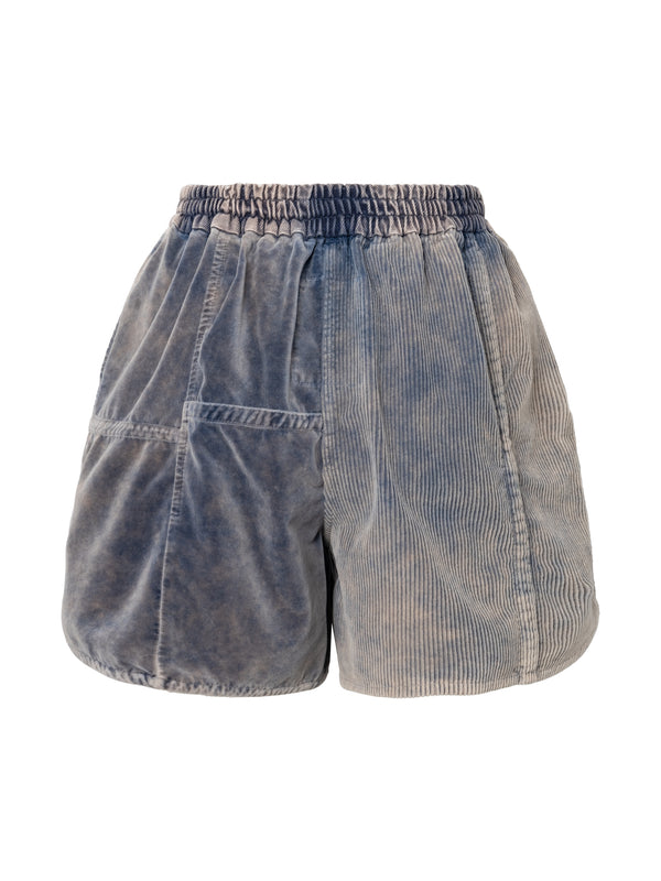 Henrik Vibskov Shorts The Clash - Garment Dyed -D Blue