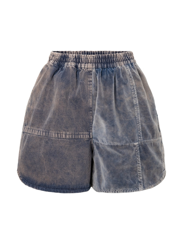henrik vibskov Shorts The Clash - Garment Dyed -D Blue