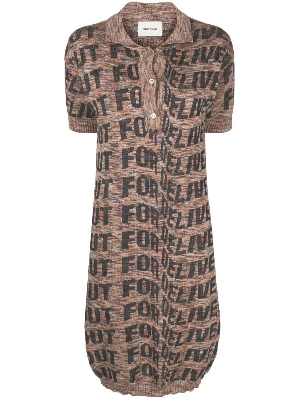 henrik vibskov Signed Polo Dress - Black Delivery Melange