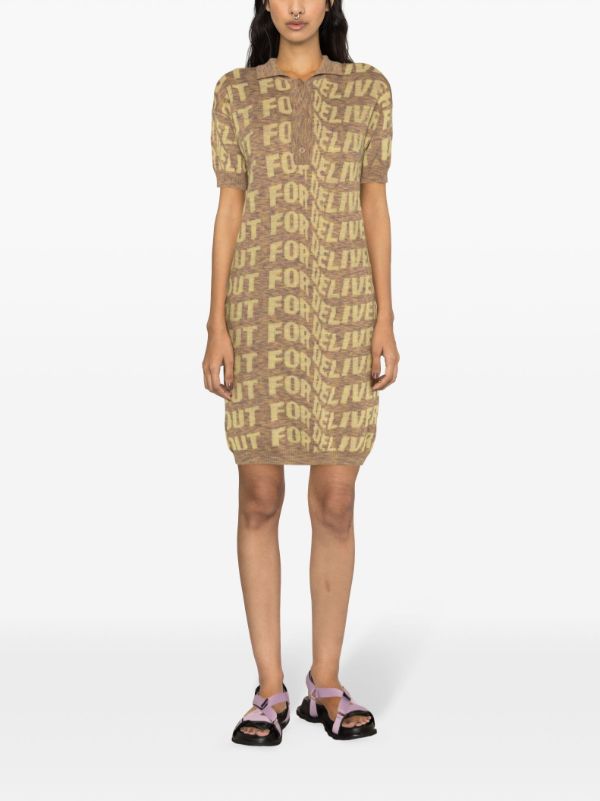 Henrik Vibskov Signed Polo Dress - Yellow Delivery Melange