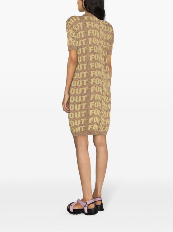 Henrik Vibskov Signed Polo Dress - Yellow Delivery Melange