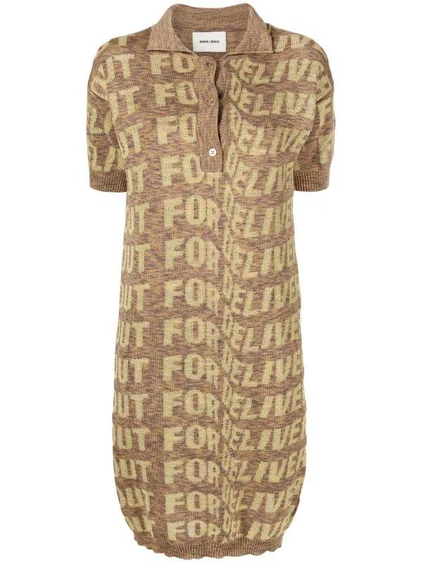 henrik vibskov Signed Polo Dress - Yellow Delivery Melange