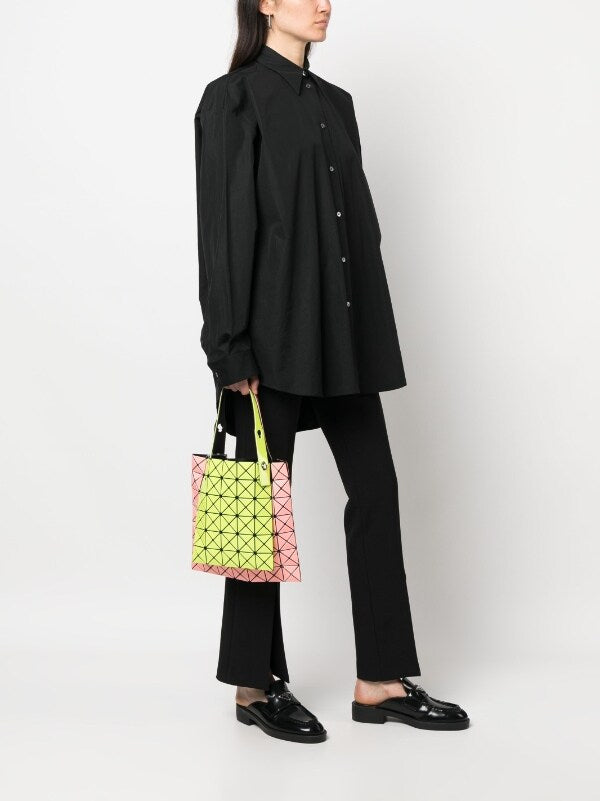 Henrik Vibskov SS23 Prism Kangaroo Tote Bag - Yellow & Coral Pink