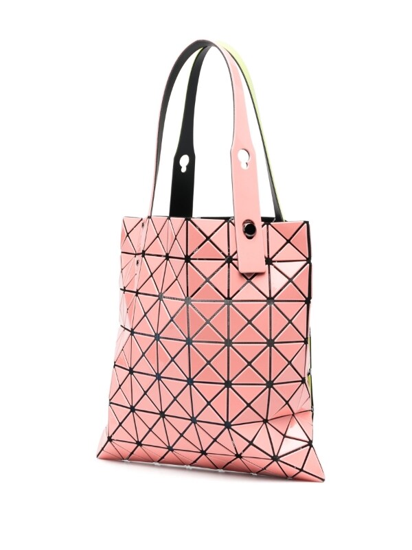 Henrik Vibskov SS23 Prism Kangaroo Tote Bag - Yellow & Coral Pink