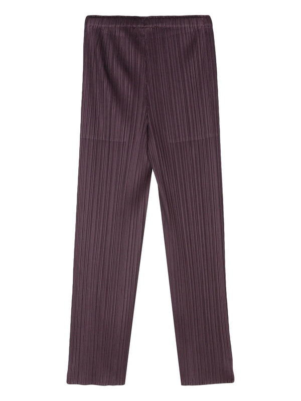 Henrik Vibskov SS24 Pleats Please Pants - Dark Purple