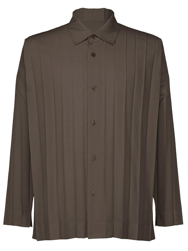 henrik vibskov SS25 Long-Sleeve Edge Shirt - Charcoal