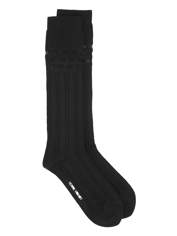 henrik vibskov Stripes Socks Femme Long - Stripes Black