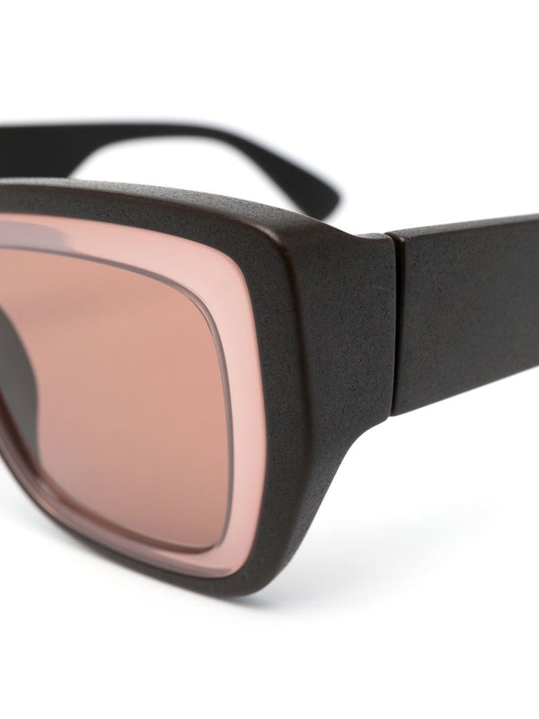 Henrik Vibskov Studio 13.2 Sunglasses - Ebony Brown/Pink Clay