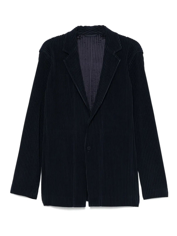 henrik vibskov Tailored Pleats Jacket - Midnight Blue