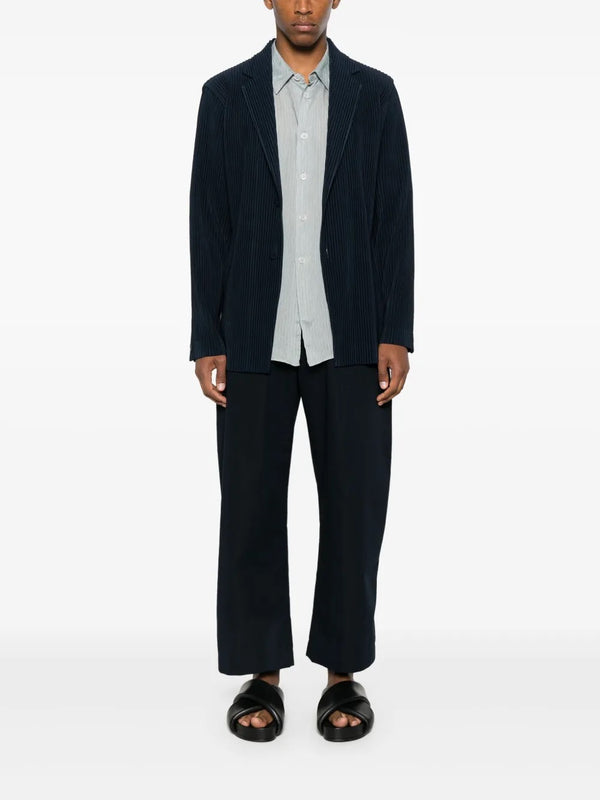 Henrik Vibskov Tailored Pleats Jacket - Midnight Blue