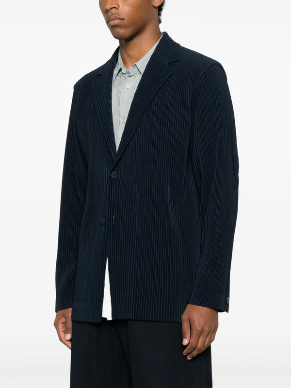 Henrik Vibskov Tailored Pleats Jacket - Midnight Blue