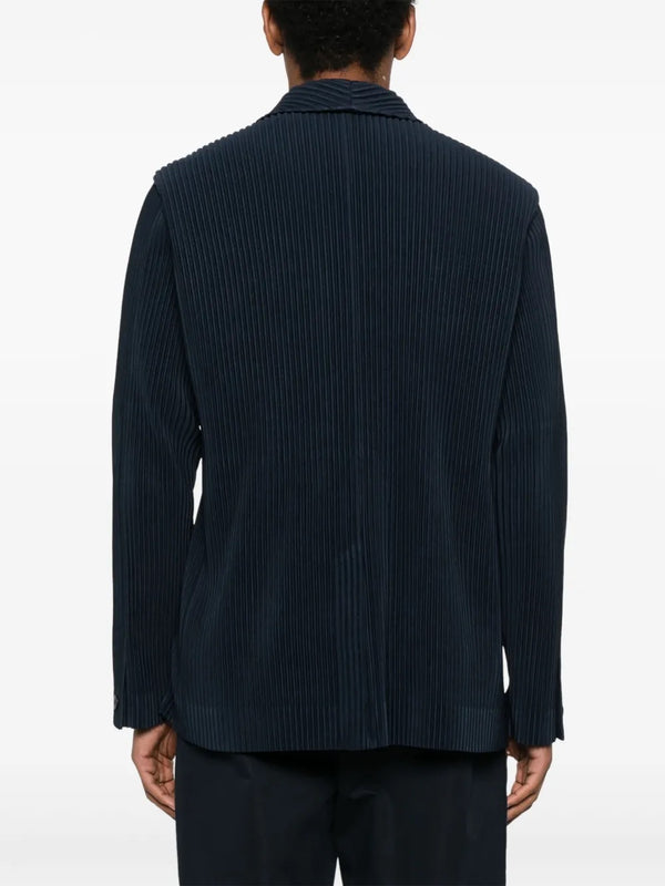 Henrik Vibskov Tailored Pleats Jacket - Midnight Blue