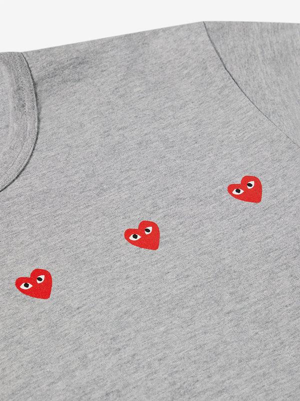 Henrik Vibskov Unisex 3 Heart Short Sleeve T-shirt - Grey