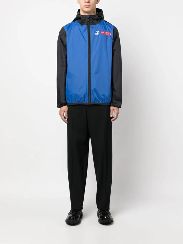 Henrik Vibskov Unisex K-Way Double Colours Cagoule - Blue/Black