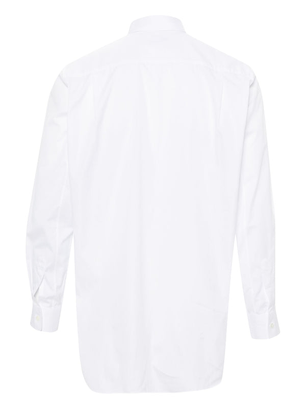 Henrik Vibskov Unisex Long Sleeve Shirt Black Heart - White
