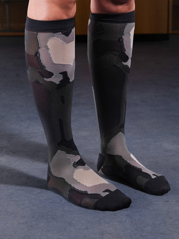 Henrik Vibskov Void Transparent Socks Femme - Black White Transparent