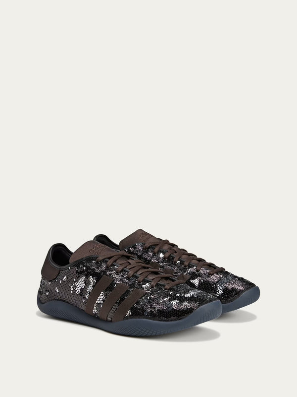 Henrik Vibskov WB Karintha Sequin Lo Sneakers - Dark Brown