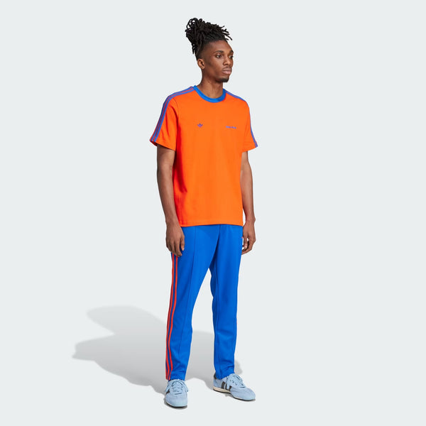 Henrik Vibskov WB Short Sleeve Tee - Bold Orange/Team Royal Blue