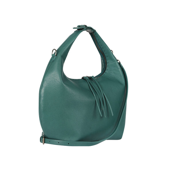 Henry Beguelin Anfora Manico L Muflone With Crocodile Teal