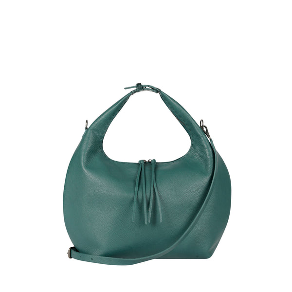 henry beguelin Anfora Manico L Muflone with Crocodile Teal