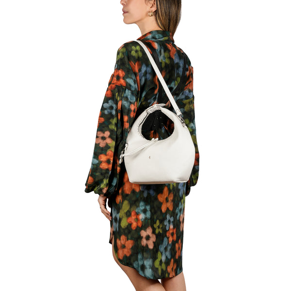 Henry Beguelin Anfora Manico M Muflone With Crocodile White