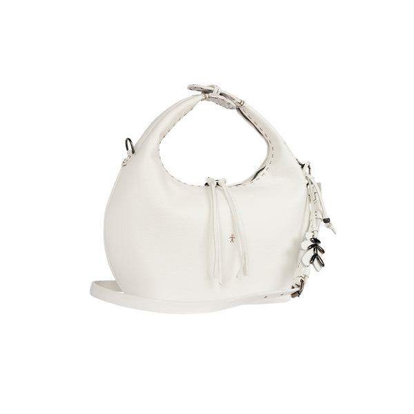 Henry Beguelin Anfora Manico M Muflone With Crocodile White