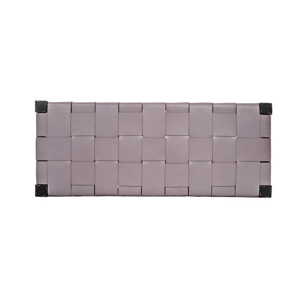 Henry Beguelin Bench Regular Cuoio Incrociato Anthracite