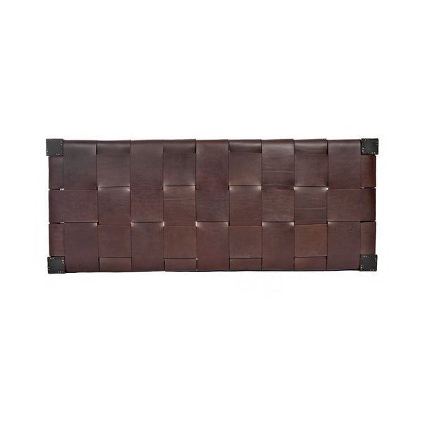 Henry Beguelin Bench Regular Cuoio Incrociato Ebony