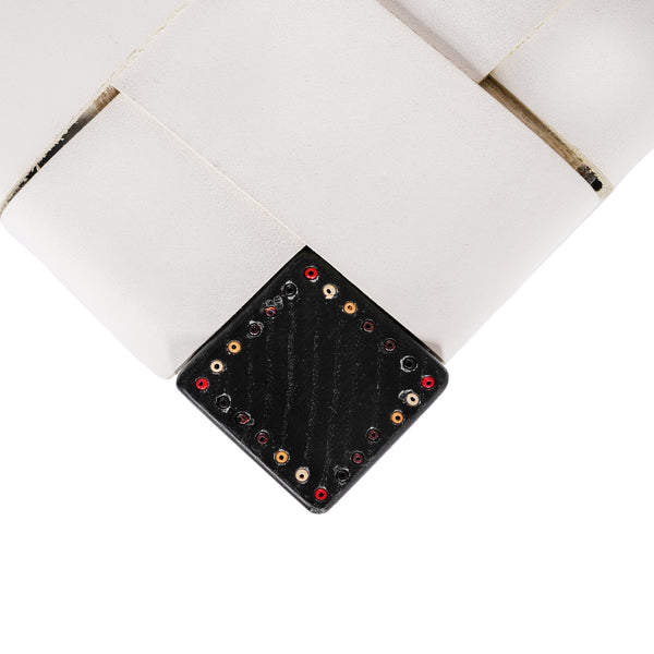 Henry Beguelin Bench Regular Cuoio Incrociato White