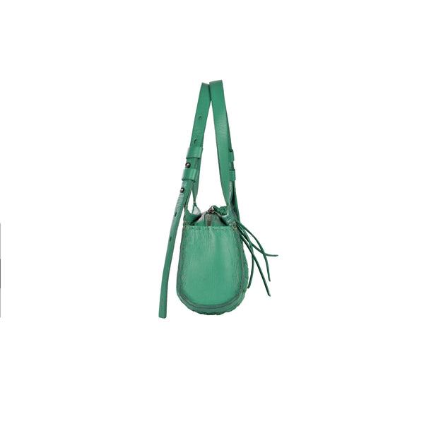 Henry Beguelin Boa Bauletto XS Intreccio 3D Cobalt Green