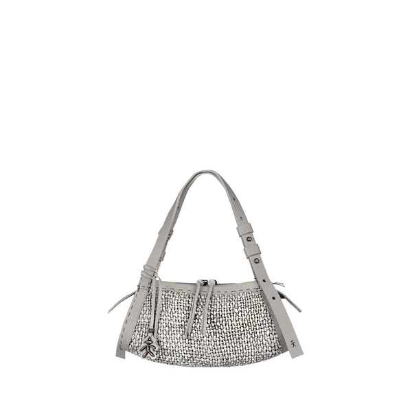 henry beguelin Boa Bauletto XS Intreccio Madreperla Light Grey