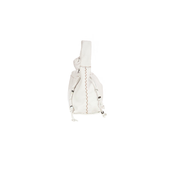 Henry Beguelin Canotta Arricciata Baguette Mousse White