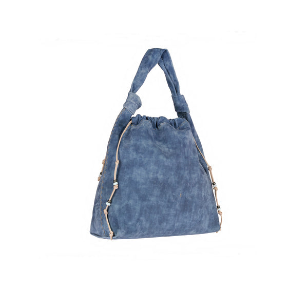 Henry Beguelin Canotta Arricciata L Suede Light Blue