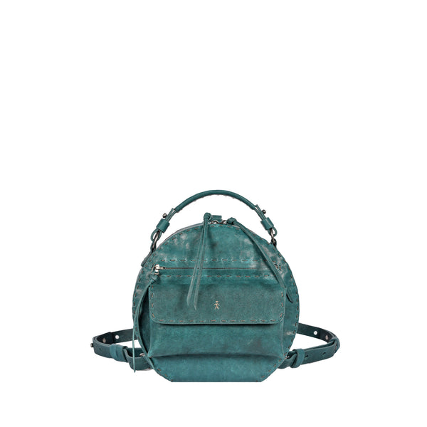 henry beguelin Cappelliera Pocket Backpack Old Iron Teal