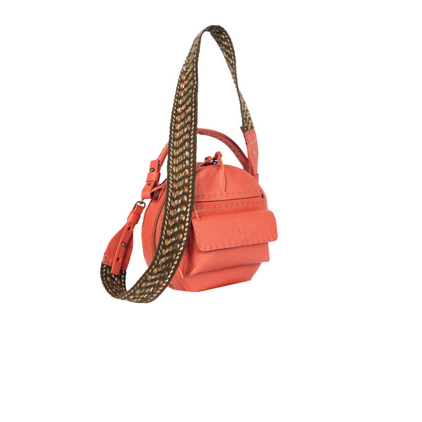 Henry Beguelin Cappelliera Pocket M Muflone Vermilion Red