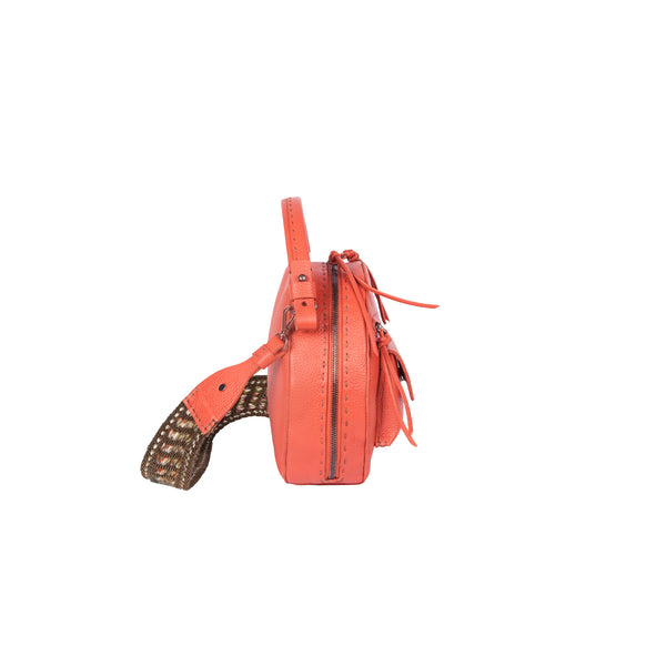 Henry Beguelin Cappelliera Pocket M Muflone Vermilion Red