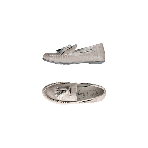 henry beguelin Car Shoe Nappine Vegetal Wash Light Grey