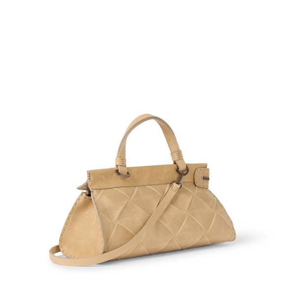 Henry Beguelin Cassandra Baguette Quadro Pieghettato Beige