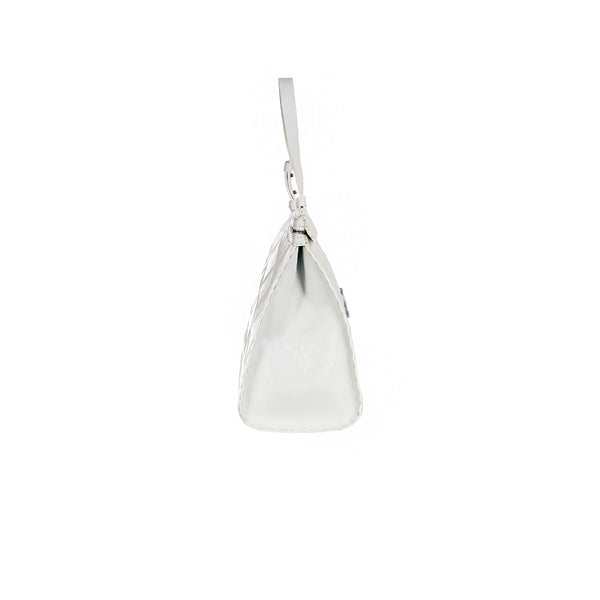 Henry Beguelin Cassandra Shopping Quadro Pieghettato Chalk White