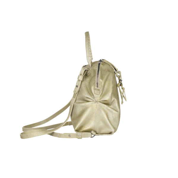 Henry Beguelin Clara Backpack Graffiato Agave Green