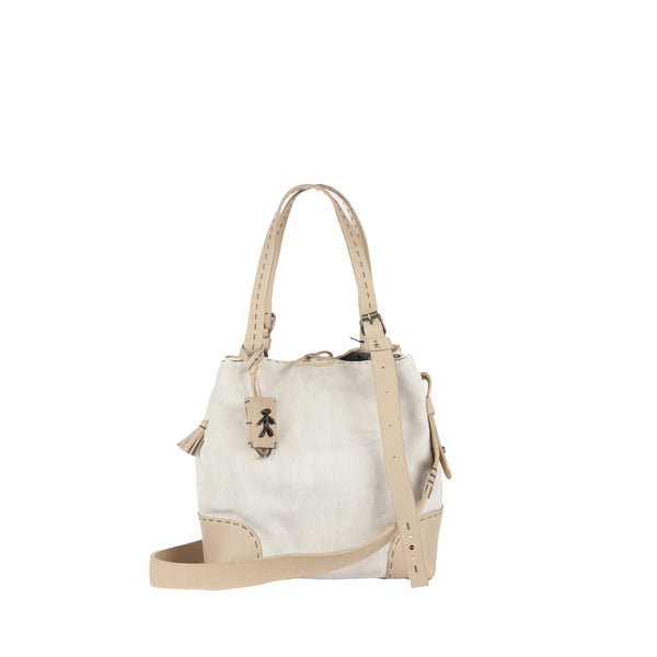 henry beguelin Daria M Camoscio Vintage Chalk White