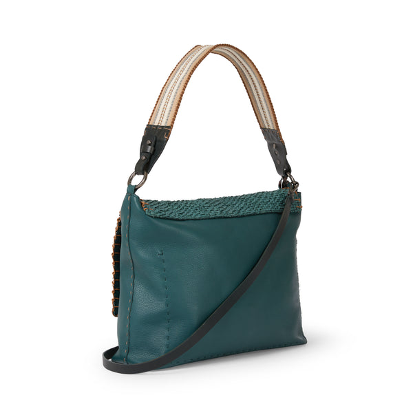 Henry Beguelin Diva Ricamo M Intreccio Uncinetto Teal