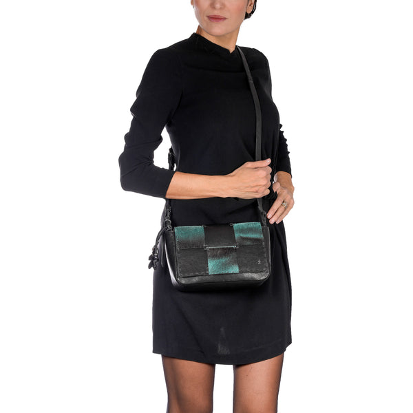 Henry Beguelin Dolcezza Mosaico S Pony /Old Iron Teal/Black