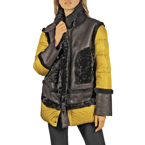 henry beguelin Down-Filled Jacket Pacaja Dark Brown / Cury